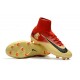 Nike Crampons de Foot Mercurial Superfly V DF FG - Rouge Or