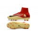 Nike Crampons de Foot Mercurial Superfly V DF FG - Rouge Or