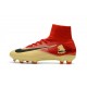 Nike Crampons de Foot Mercurial Superfly V DF FG - Rouge Or