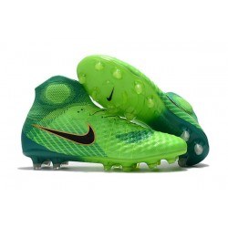 Chaussure de Foot Nouvelles Nike Magista Obra II FG - Vert Noir