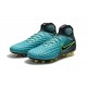 Chaussure de Foot Nouvelles Nike Magista Obra II FG - Bleu Noir