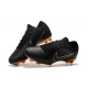 Chaussures Nouveaux Nike Mercurial Vapor Flyknit Ultra FG - Noir Or