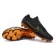 Chaussures Nouveaux Nike Mercurial Vapor Flyknit Ultra FG - Noir Or