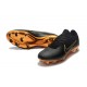 Chaussures Nouveaux Nike Mercurial Vapor Flyknit Ultra FG - Noir Or