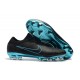 Chaussures Nouveaux Nike Mercurial Vapor Flyknit Ultra FG - Noir Bleu