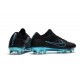 Chaussures Nouveaux Nike Mercurial Vapor Flyknit Ultra FG - Noir Bleu