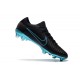 Chaussures Nouveaux Nike Mercurial Vapor Flyknit Ultra FG - Noir Bleu