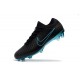 Chaussures Nouveaux Nike Mercurial Vapor Flyknit Ultra FG - Noir Bleu