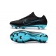 Chaussures Nouveaux Nike Mercurial Vapor Flyknit Ultra FG - Noir Bleu