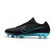 Chaussures Nouveaux Nike Mercurial Vapor Flyknit Ultra FG - Noir Bleu