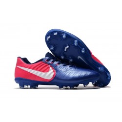 Nike Tiempo Legend 7 FG Kangourou Crampons Football - Bleu Rose