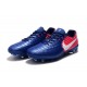 Nike Tiempo Legend 7 FG Kangourou Crampons Football - Bleu Rose