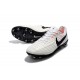 Chaussures Nouvel Nike Tiempo Legend VII FG ACC - Blanc Noir