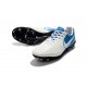 Chaussures Nouvel Nike Tiempo Legend VII FG ACC - Blanc Bleu