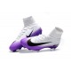 Nike Crampons de Foot Mercurial Superfly V DF FG - Blanc Viola