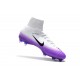 Nike Crampons de Foot Mercurial Superfly V DF FG - Blanc Viola