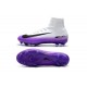 Nike Crampons de Foot Mercurial Superfly V DF FG - Blanc Viola