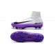 Nike Crampons de Foot Mercurial Superfly V DF FG - Blanc Viola
