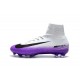 Nike Crampons de Foot Mercurial Superfly V DF FG - Blanc Viola