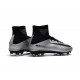 Nike Crampons de Foot Mercurial Superfly V DF FG - Argent Noir