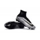 Nike Crampons de Foot Mercurial Superfly V DF FG - Argent Noir