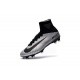 Nike Crampons de Foot Mercurial Superfly V DF FG - Argent Noir