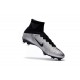 Nike Crampons de Foot Mercurial Superfly V DF FG - Argent Noir