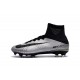 Nike Crampons de Foot Mercurial Superfly V DF FG - Argent Noir