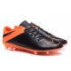 Crampons Nouveaux 2016 Neymar Nike Hypervenom Phinish FG Cuir Orange Noir