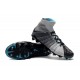 Crampons de Foot Nike HyperVenom Phantom III DF FG - Gris Noir