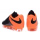 Crampons Nouveaux 2016 Neymar Nike Hypervenom Phinish FG Cuir Orange Noir