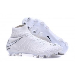 Crampons de Foot Nike HyperVenom Phantom III DF FG - Blanc