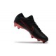 Chaussures Nouveaux Nike Mercurial Vapor Flyknit Ultra FG - Noir Rouge