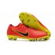 Chaussures Nouveaux Nike Mercurial Vapor Flyknit Ultra FG - Rouge Jaune