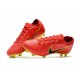 Chaussures Nouveaux Nike Mercurial Vapor Flyknit Ultra FG - Rouge Jaune