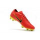 Chaussures Nouveaux Nike Mercurial Vapor Flyknit Ultra FG - Rouge Jaune