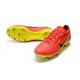 Chaussures Nouveaux Nike Mercurial Vapor Flyknit Ultra FG - Rouge Jaune