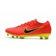 Chaussures Nouveaux Nike Mercurial Vapor Flyknit Ultra FG - Rouge Jaune