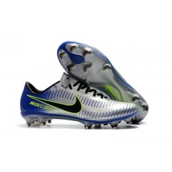 Nike Mercurial Vapor XI FG ACC Chaussures - Argent Noir