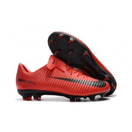 Nike Mercurial Vapor XI FG ACC Chaussures - Rouge Noir