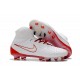 Nike Magista Obra II DF FG Crampon de Football - Blanc Rouge