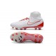 Nike Magista Obra II DF FG Crampon de Football - Blanc Rouge