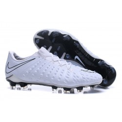 Nike Hypervenom Phantom III FG ACC Crampons de Football - Tout Blanc