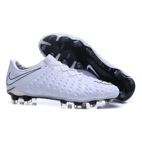 Nike Hypervenom Phantom III FG ACC Crampons de Football - Tout Blanc