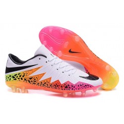 Crampons Nouveaux 2016 Neymar Nike Hypervenom Phinish FG Blanc Noir Rose