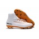 Chaussure Nouvelles Nike Mercurial Superfly 5 FG - Blanc Or