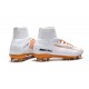 Chaussure Nouvelles Nike Mercurial Superfly 5 FG - Blanc Or