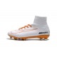 Chaussure Nouvelles Nike Mercurial Superfly 5 FG - Blanc Or