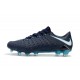 Nike Hypervenom Phantom III FG ACC Crampons de Football - Cyan Blanc