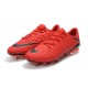 Nike Hypervenom Phantom III FG ACC Crampons de Football - Rouge Noir